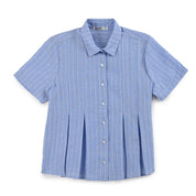 Blusa Para Dama Supply Woman Manga Corta Camisera 7982 Azul