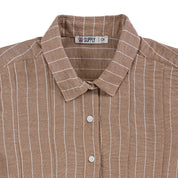 Blusa Para Dama Supply Woman Manga Corta Camisera 7982 Cocoa
