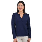 Blusa Supply Company manga larga Azul Marino