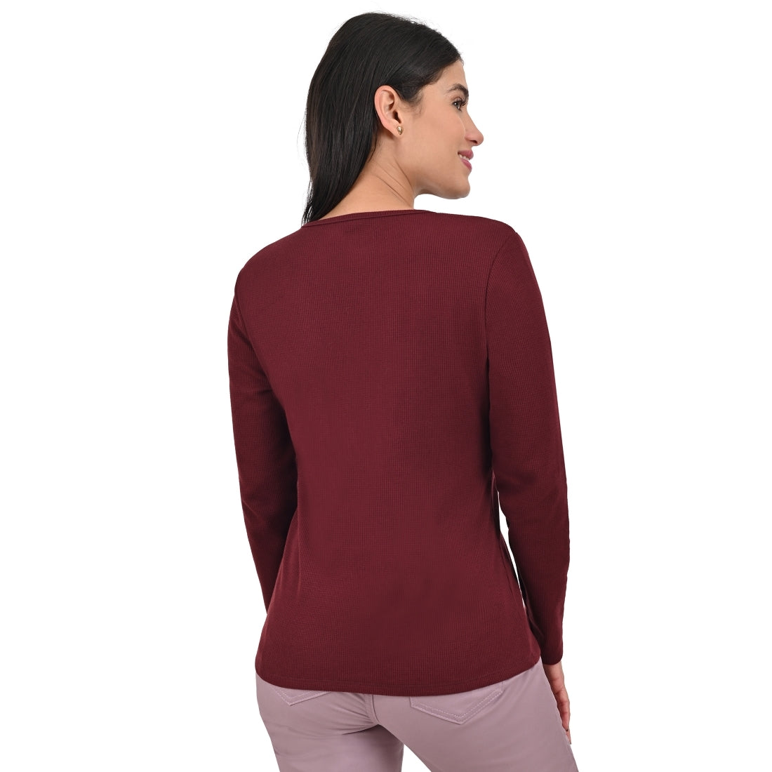 Playera Supply Woman Slim Fit 6909 Vino