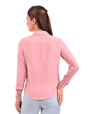 Blusa Supply Woman Manga Larga Camisera 3015 Rosa Palido
