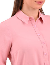 Blusa Supply Woman Manga Larga Camisera 3015 Rosa Palido