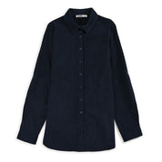 Blusa Para Dama Supply Woman Manga Larga Camisera 4563 Azul Marino