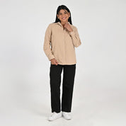 Blusa Para Dama Supply Woman Manga Larga Camisera 4563 Arena