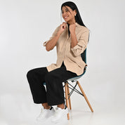 Blusa Para Dama Supply Woman Manga Larga Camisera 4563 Arena