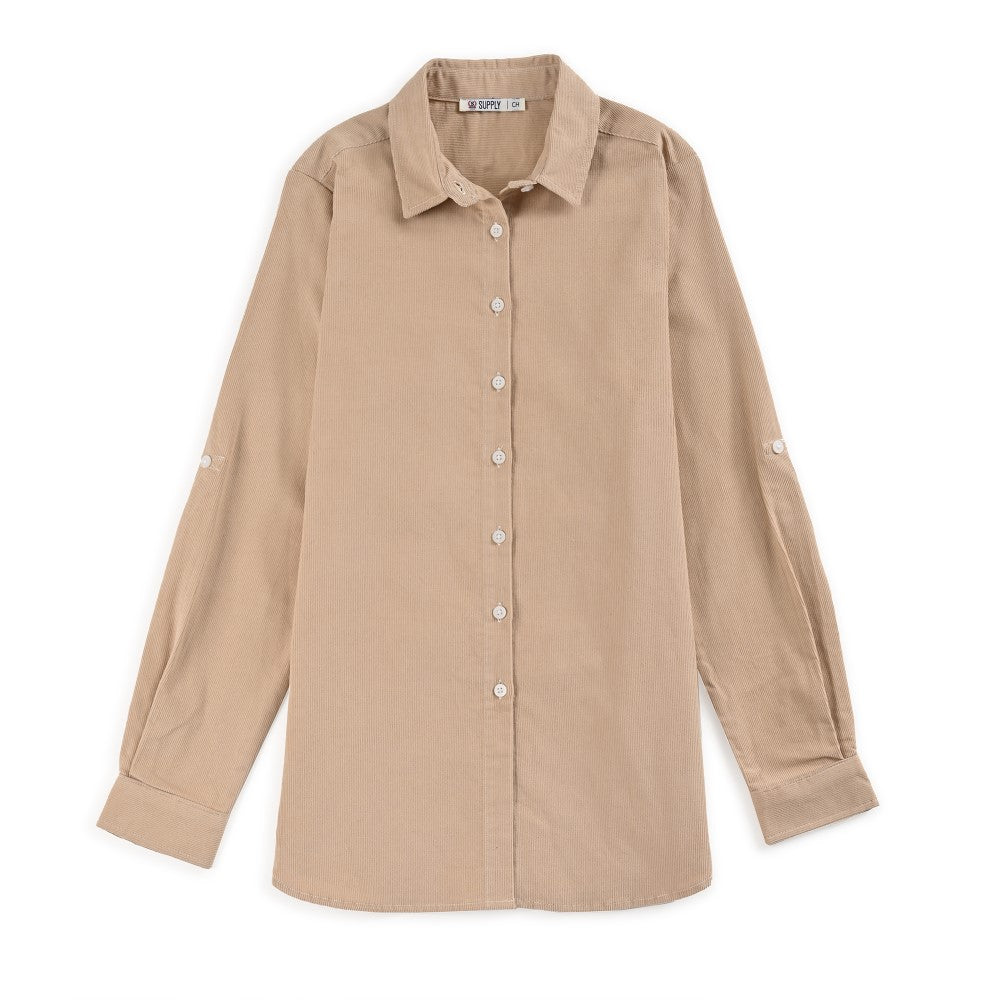 Blusa Para Dama Supply Woman Manga Larga Camisera 4563 Arena