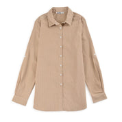 Blusa Para Dama Supply Woman Manga Larga Camisera 4563 Arena