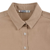 Blusa Para Dama Supply Woman Manga Larga Camisera 4563 Arena