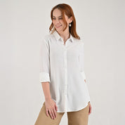 Blusa camisera Supply Woman Manga larga 7741 Blanco