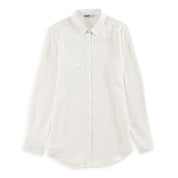 Blusa camisera Supply Woman Manga larga 7741 Blanco