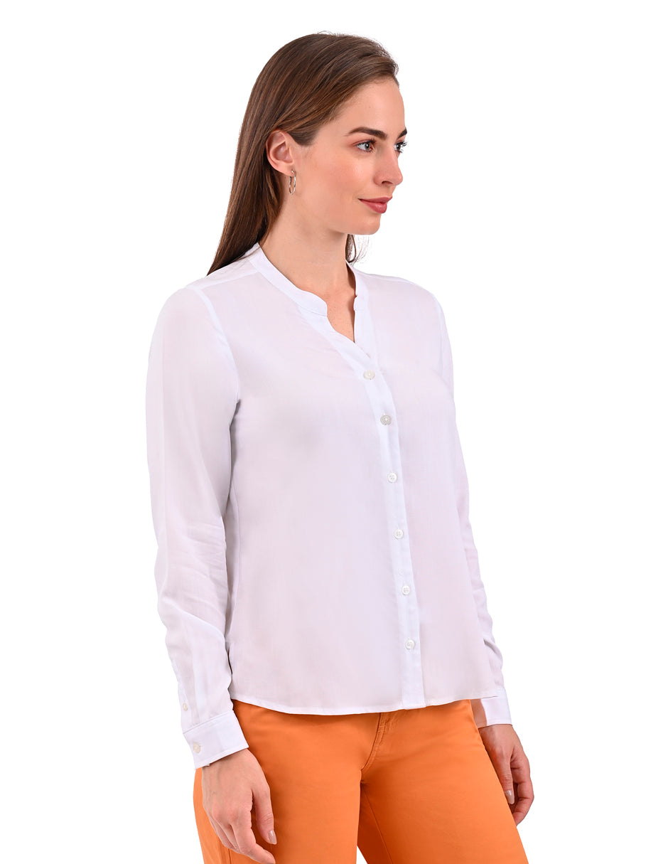 Blusa Supply Woman Manga Larga Escote V 2515