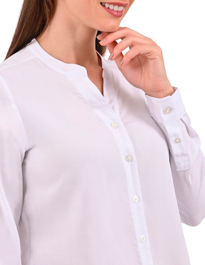 Blusa Supply Woman Manga Larga Escote V 2515
