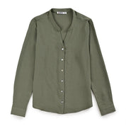 Blusa Para Dama Supply Woman Manga Larga Escote V 5706 Verde