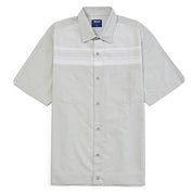 Camisa Yale Para Caballero Chazarilla Manga Corta Classis Fit 4709 Gris Perla