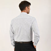 Camisa Yale Para Caballero Manga Larga Regular Fit 4596 Blanco