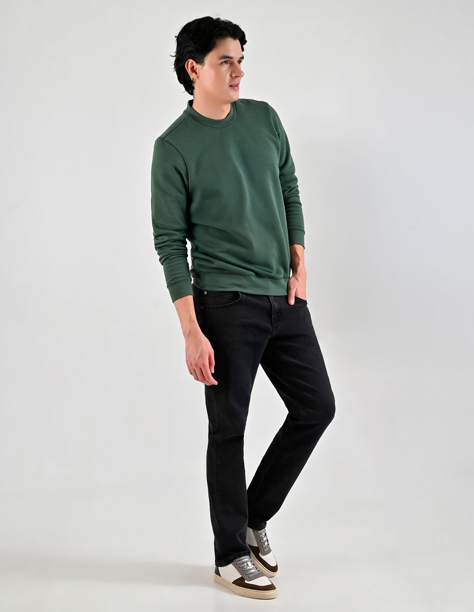 Sudadera Caballero Supply Company Cuello Redondo Fit 4720 Verde