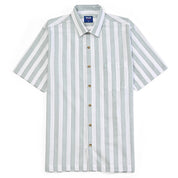 Camisa Yale Para Caballero Manga Corta Regular Fit 4759 Verde Laurel