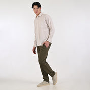 Camisa Caballero Supply Company Manga Larga Slim Fit 4561 Arena