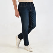 Pantalón de Mezclilla Yale Para Caballero Classic Fit 2028 Azul petróleo