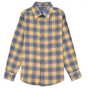 Camisa Yale Boys Manga Larga Regular Fit 4678 Mostaza