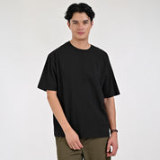 Playera Caballero Supply Company Manga Corta Cuello Redondo Slim Fit 6968 Negro