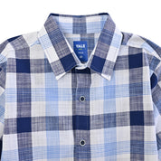 Camisa Yale Boys Manga Corta Regular Fit 4661 Azul