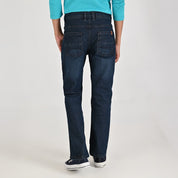 Pantalón de Mezclilla Yale Boys Slim Fit 3641 Azul Zafiro