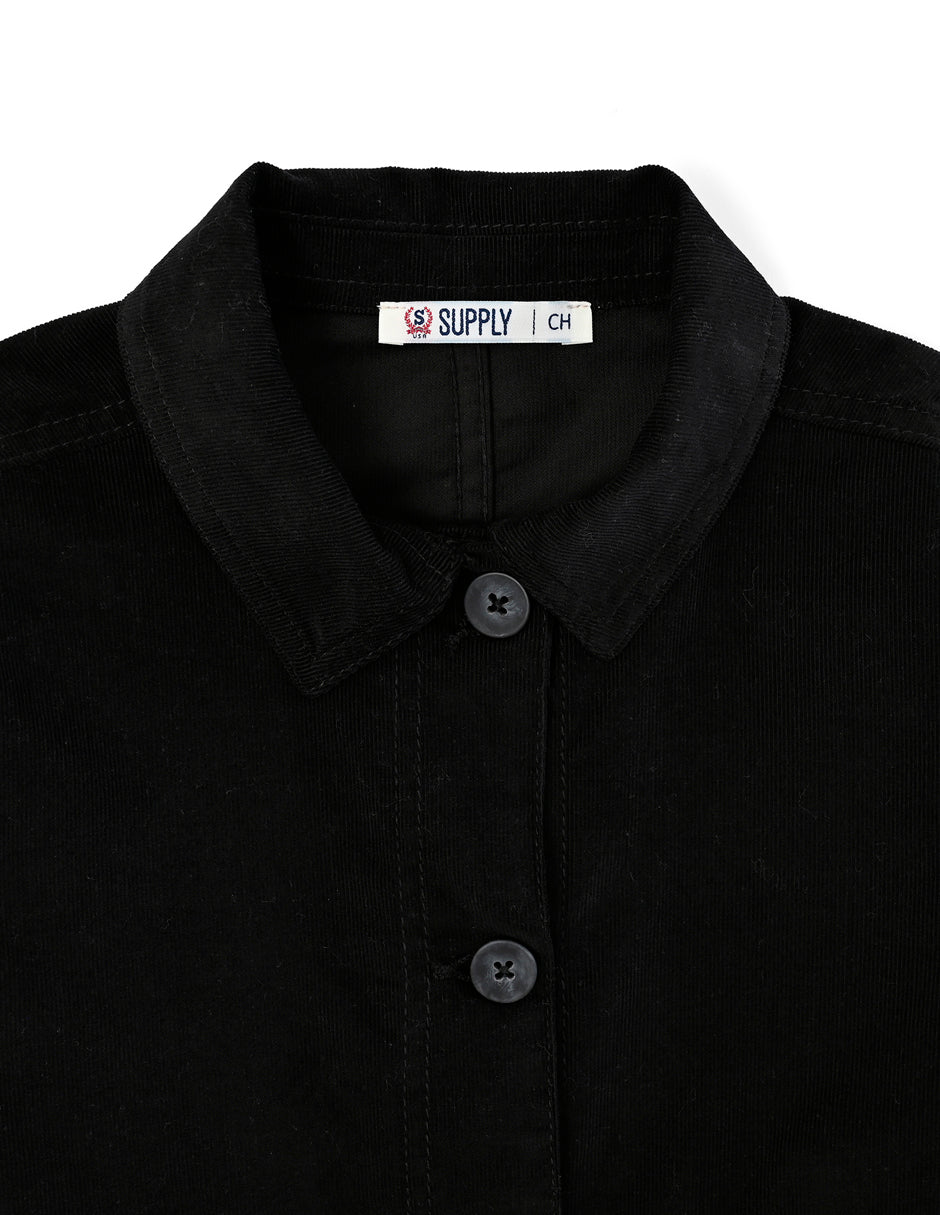 Chamarra Para Dama Supply Compani Fit A508 Negro