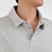 Playera Caballero Supply Company Cuello Polo Manga Larga Regular Fit 7085 Gris