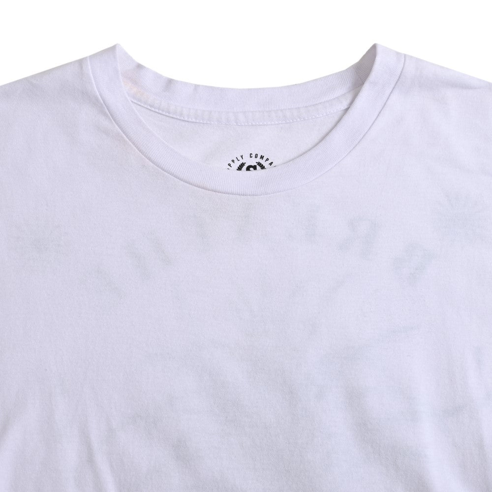 Playera Caballero Supply Company Manga Corta Cuello Redondo Slim Fit 6968 Blanco