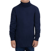 Playera Yale Boys Cuello Redondo Manga Larga Fit 6960 Marino