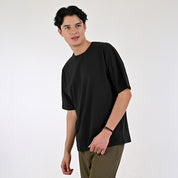 Playera Caballero Supply Company Manga Corta Cuello Redondo Slim Fit 6968 Negro