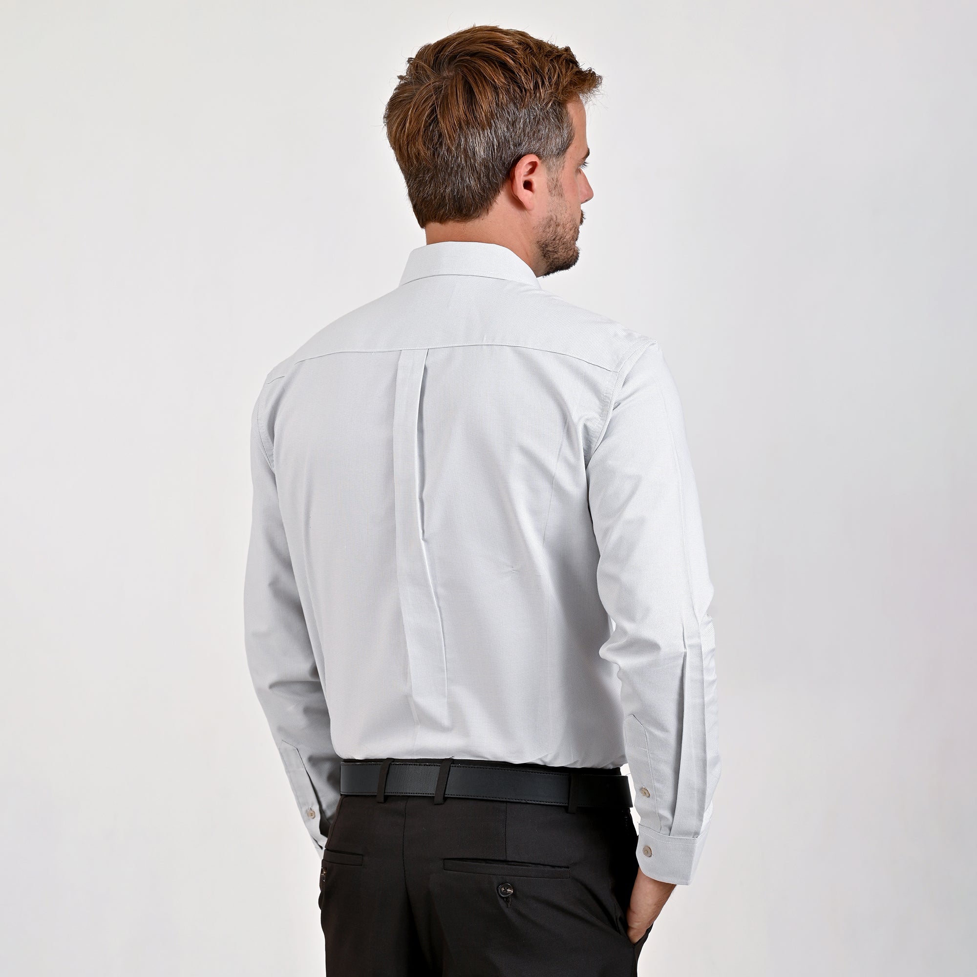 Camisa Yale Para Caballero Cenefa Manga Larga Classic Fit 4717 Arena