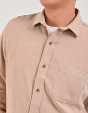 Camisa Caballero Supply Company Manga Larga Slim Fit 4563 Kaki