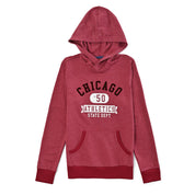 Sudadera Yale Boys Con Capucha Fit 7084 Guinda