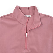 Sudadera Para Dama Supply Company Cuello Alto Con Cierre Fit 6910 Rosa