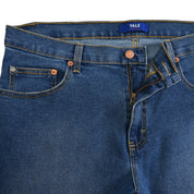 Pantalón de Mezclilla Yale Para Caballero Classic Fit 2091 Azul Plumbago