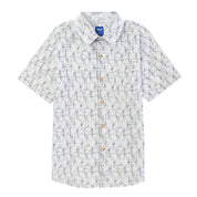 Camisa Yale Boys Manga Corta Regular Fit 4666 Blanco