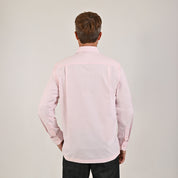 Camisa Yale Para Caballero Cenefa Manga Larga Classic Fit 4719 Rosa