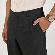 Pantalón de Caballero de Vestir Yale Sin Pinzas Slim Fit 4721 Chocolate