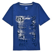 Playera Yale Boys Cuello Redondo Manga Corta Fit 6961 Marino