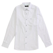 Camisa Yale Para Caballero Manga Larga Regular Fit 4607 Blanco