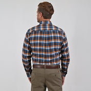 Camisa Yale Para Caballero Manga Larga Regular Fit 4891 Chocolate