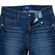 Pantalón de Mezclilla Yale Boys Slim Fit 3136 Azul petróleo