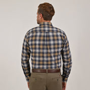 Camisa Yale Para Caballero Manga Larga Regular Fit 4640 Kaki Especial