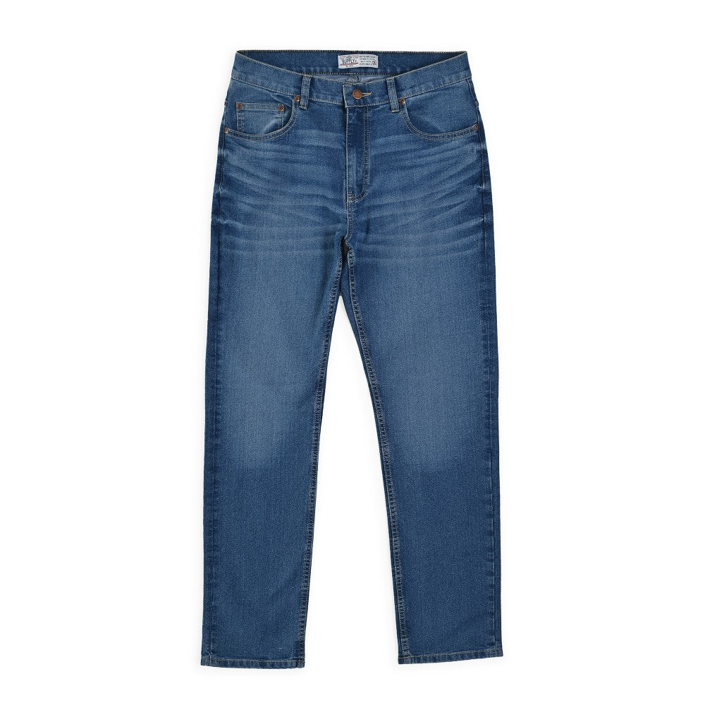 Pantalón de Caballero Mezclilla Supply Company Classic Fit 2944 Azul petróleo