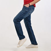 Pantalón de Caballero Mezclilla Supply Company Classic Fit 2944 marino entintado