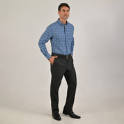 Pantalón de Vestir Yale Para Caballero Modern Cintura Ajustable Slim Fit 4733 Negro