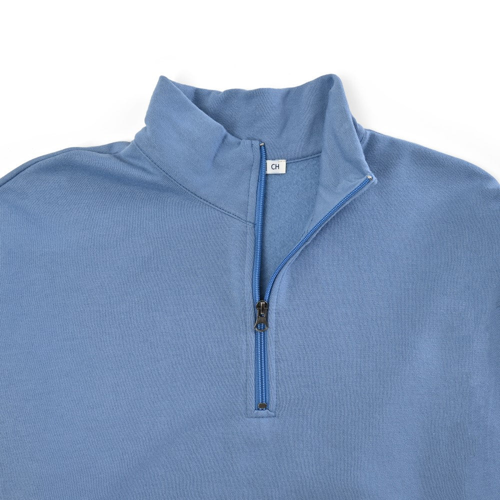 Sudadera Para Dama Supply Company Cuello Alto Con Cierre Fit 6910 Azul