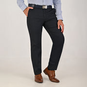 Pantalon de Caballero de Vestir Yale Sin Pinzas Slim Fit 4723 Marino